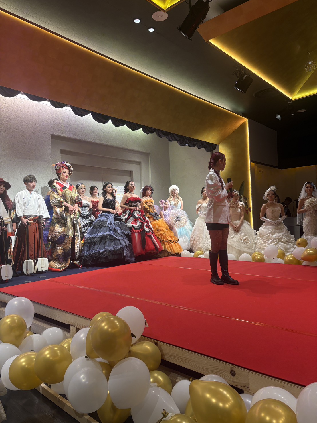 友人が主催した千歳のファッションショーの会場